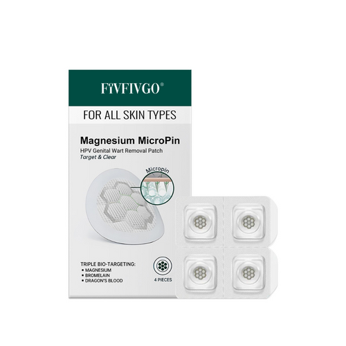 Magnesium MicroPin HPV Genital Wart Removal Patch